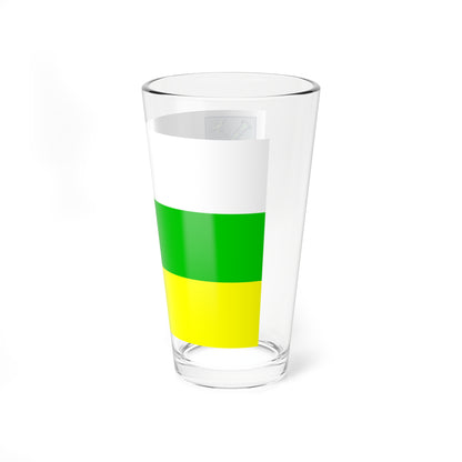 Flag Novozybkova Bryanskaya oblast (Russia) Pint Glass 16oz