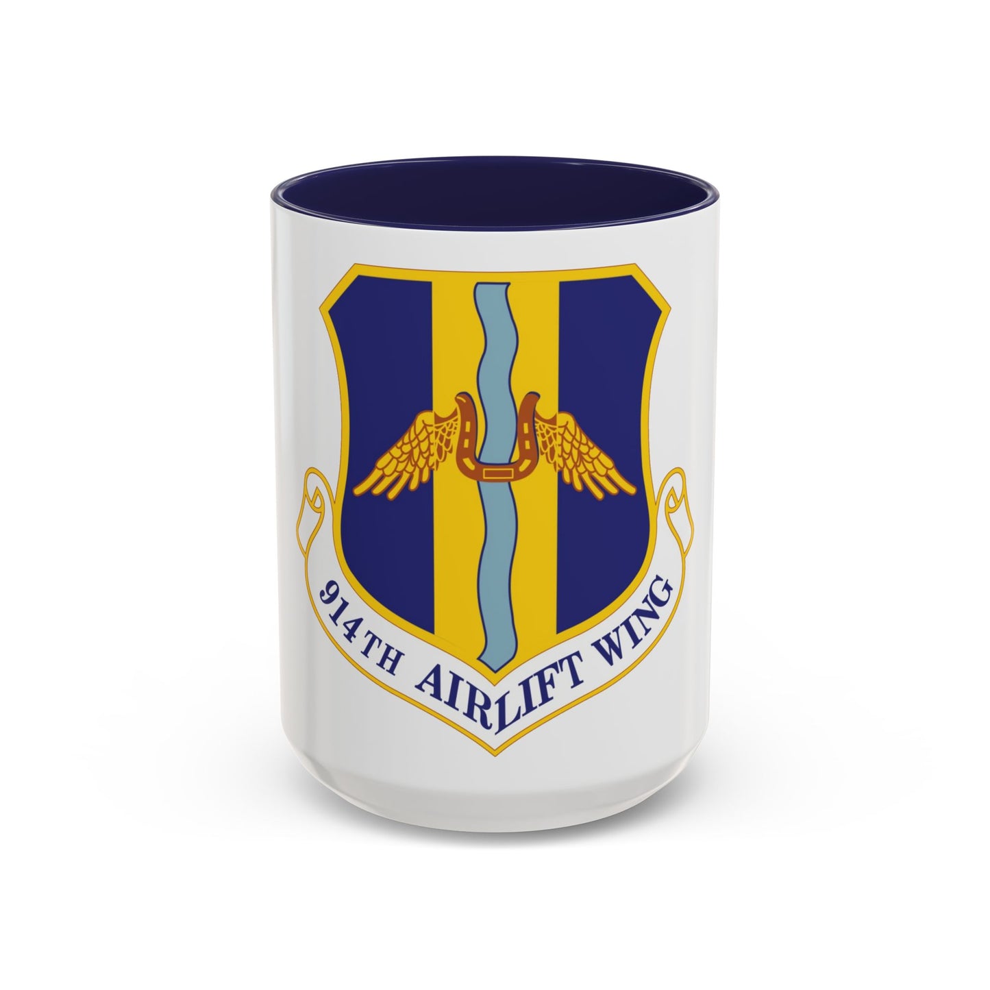 914th Airlift Wing (U.S. Air Force) Accent Coffee Mug