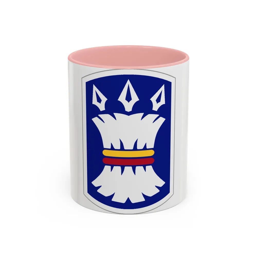 157TH INFANTRY BRIGADE (U.S. Army) Accent Coffee Mug-11oz-Pink-Go Mug Yourself