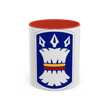 157TH INFANTRY BRIGADE (U.S. Army) Accent Coffee Mug-11oz-Red-Go Mug Yourself