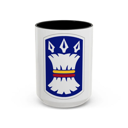 157TH INFANTRY BRIGADE (U.S. Army) Accent Coffee Mug-15oz-Black-Go Mug Yourself