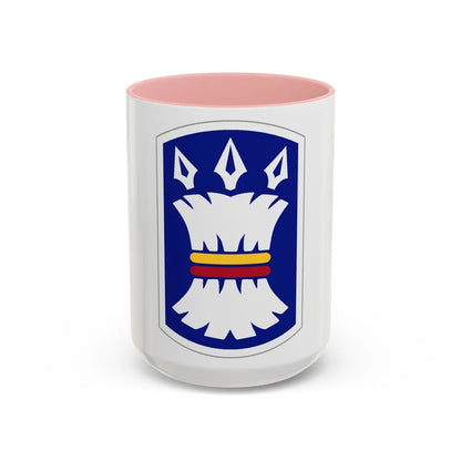 157TH INFANTRY BRIGADE (U.S. Army) Accent Coffee Mug-15oz-Pink-Go Mug Yourself