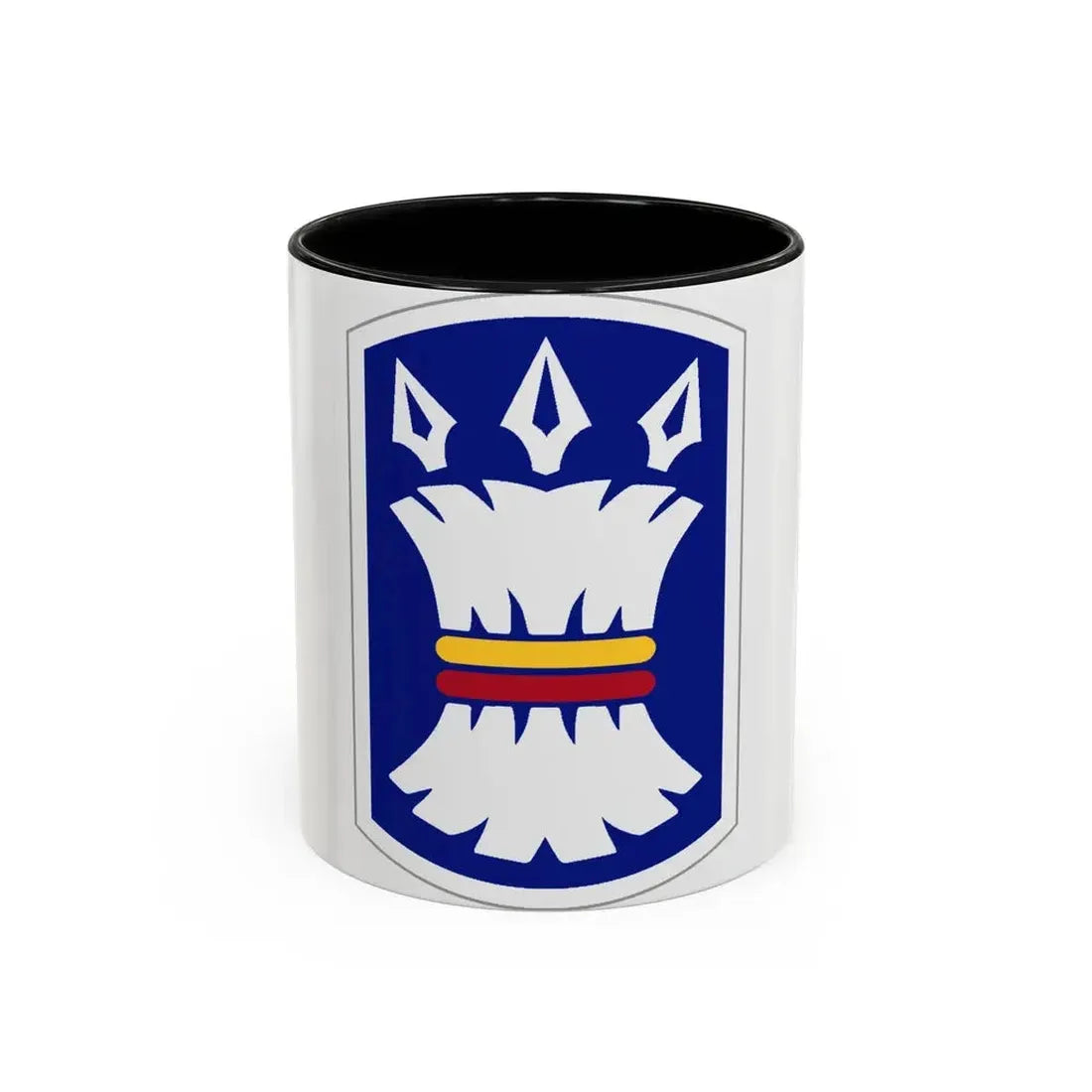 157TH INFANTRY BRIGADE (U.S. Army) Accent Coffee Mug 11oz Black - Go Mug Yourself