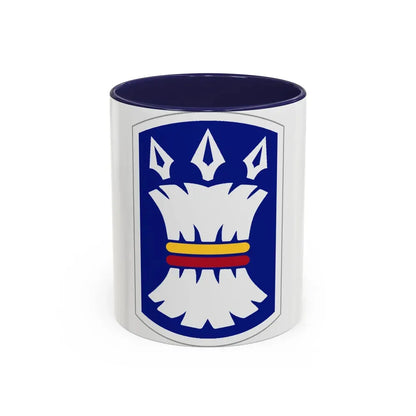 157TH INFANTRY BRIGADE (U.S. Army) Accent Coffee Mug 11oz Navy - Go Mug Yourself