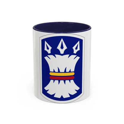 157TH INFANTRY BRIGADE (U.S. Army) Accent Coffee Mug 11oz Navy - Go Mug Yourself