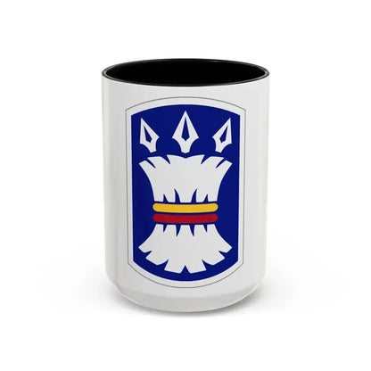 157TH INFANTRY BRIGADE (U.S. Army) Accent Coffee Mug 15oz Black - Go Mug Yourself