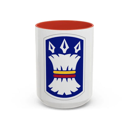 157TH INFANTRY BRIGADE (U.S. Army) Accent Coffee Mug 15oz Red - Go Mug Yourself