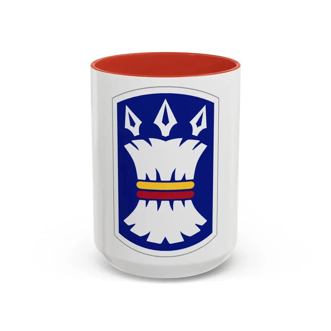 157TH INFANTRY BRIGADE (U.S. Army) Accent Coffee Mug 15oz Red - Go Mug Yourself