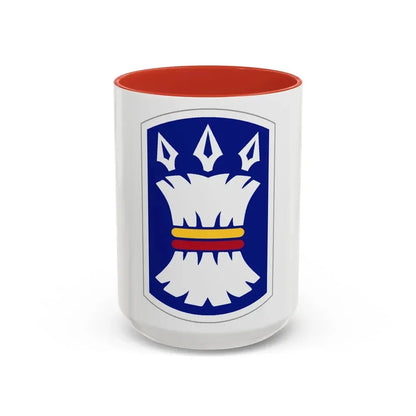 157TH INFANTRY BRIGADE (U.S. Army) Accent Coffee Mug 15oz Red - Go Mug Yourself