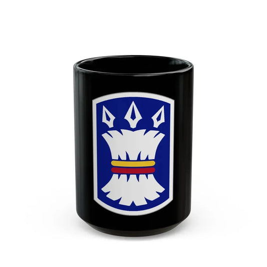 157TH INFANTRY BRIGADE (U.S. Army) Black Coffee Mug 15oz - Go Mug Yourself