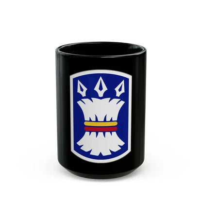 157TH INFANTRY BRIGADE (U.S. Army) Black Coffee Mug 15oz - Go Mug Yourself