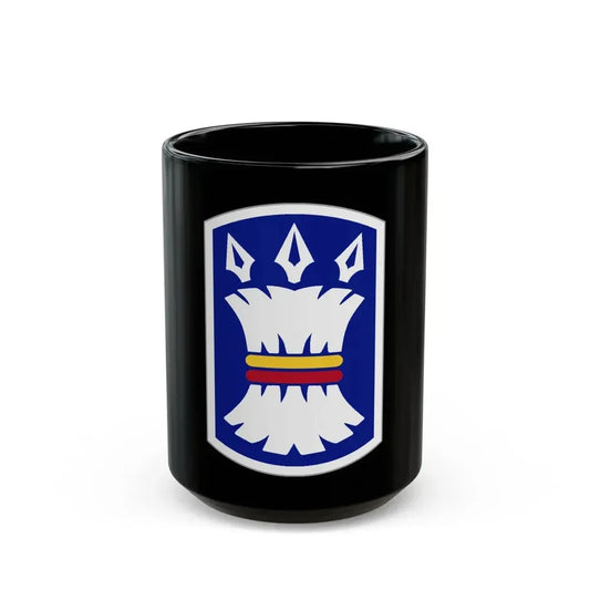 157TH INFANTRY BRIGADE (U.S. Army) Black Coffee Mug 15oz - Go Mug Yourself