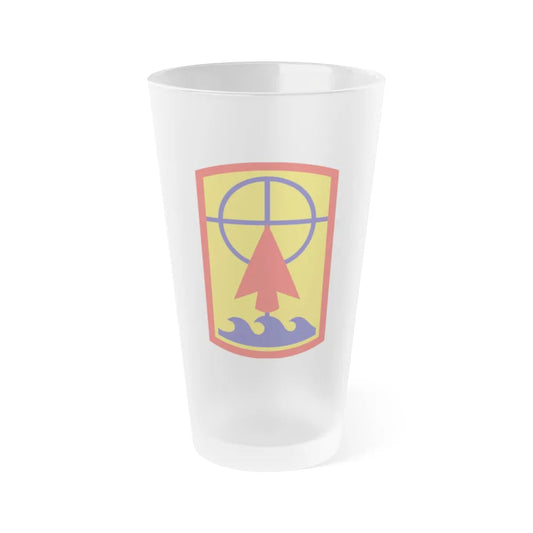 157th Maneuver Enhancement Brigade (U.S. Army) Frosted Pint Glass 16oz-Go Mug Yourself