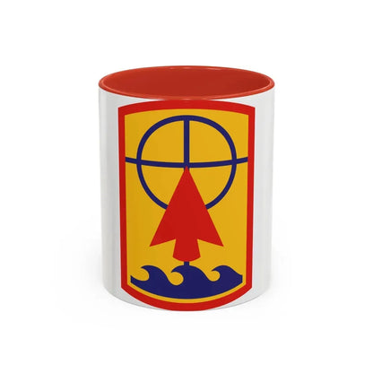 157th Maneuver Enhancement Brigade (U.S. Army) Accent Coffee Mug 11oz Red - Go Mug Yourself