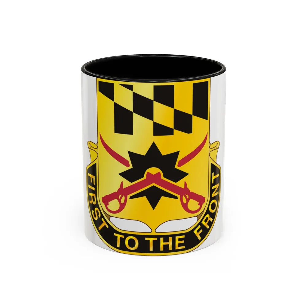 158 Cavalry Regiment (U.S. Army) Accent Coffee Mug-11oz-Black-Go Mug Yourself