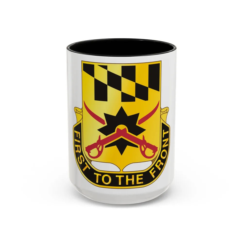 158 Cavalry Regiment (U.S. Army) Accent Coffee Mug-15oz-Black-Go Mug Yourself