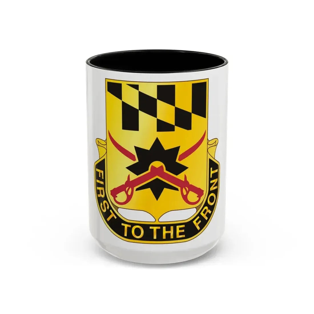 158 Cavalry Regiment (U.S. Army) Accent Coffee Mug 15oz Black - Go Mug Yourself