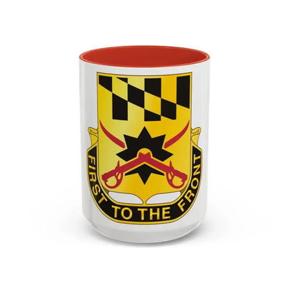 158 Cavalry Regiment (U.S. Army) Accent Coffee Mug 15oz Navy - Go Mug Yourself