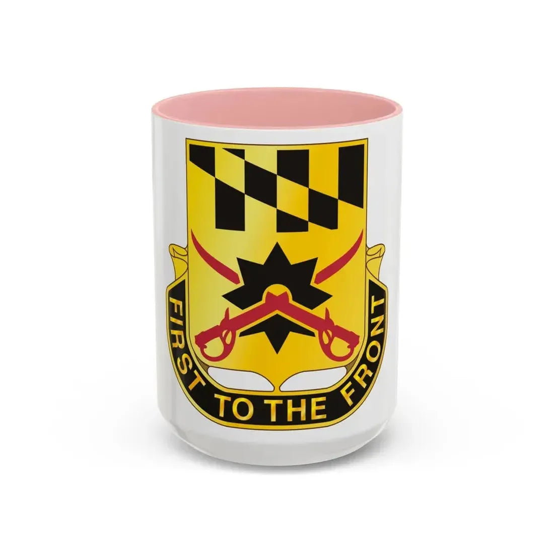 158 Cavalry Regiment (U.S. Army) Accent Coffee Mug 15oz Pink - Go Mug Yourself