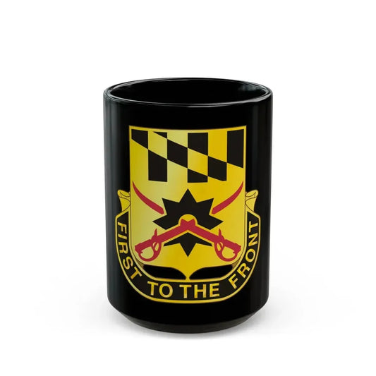 158 Cavalry Regiment (U.S. Army) Black Coffee Mug 15oz - Go Mug Yourself