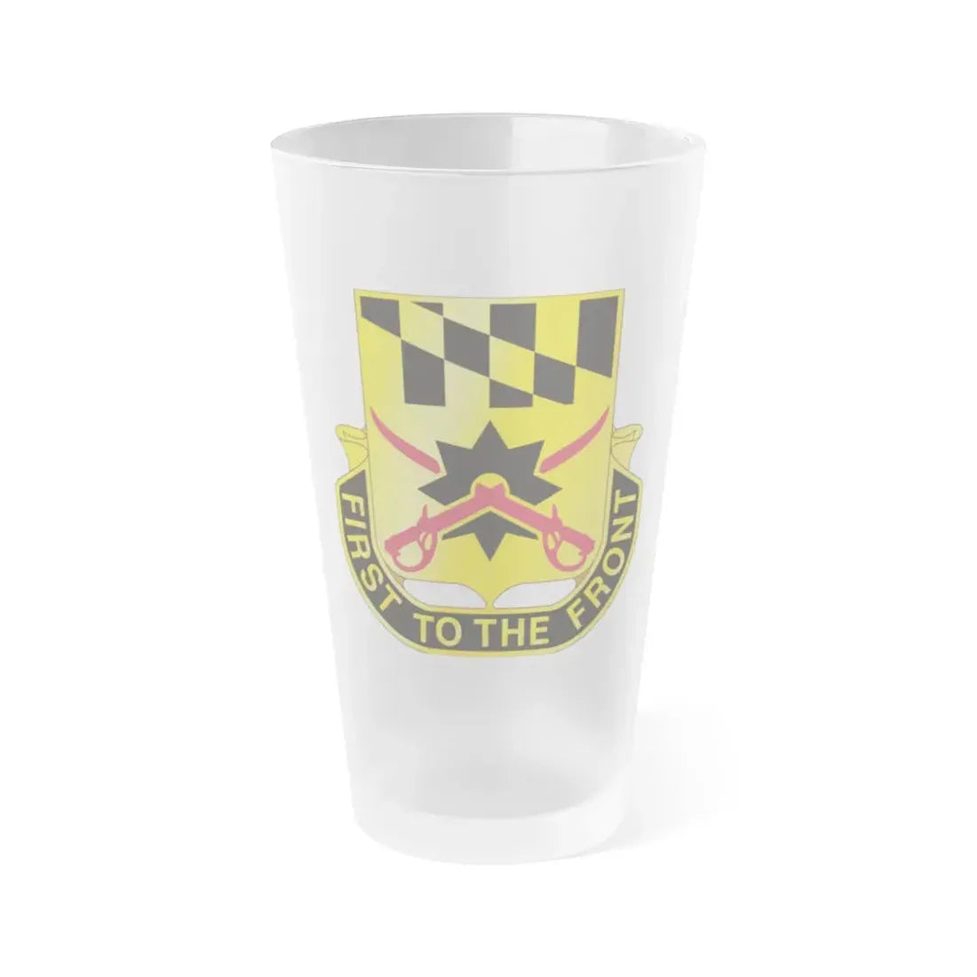 158 Cavalry Regiment (U.S. Army) Frosted Pint Glass 16oz Default Title - Go Mug Yourself