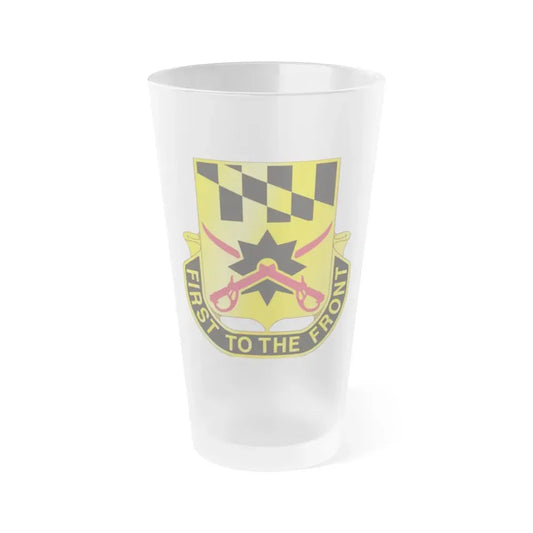 158 Cavalry Regiment (U.S. Army) Frosted Pint Glass 16oz Default Title - Go Mug Yourself
