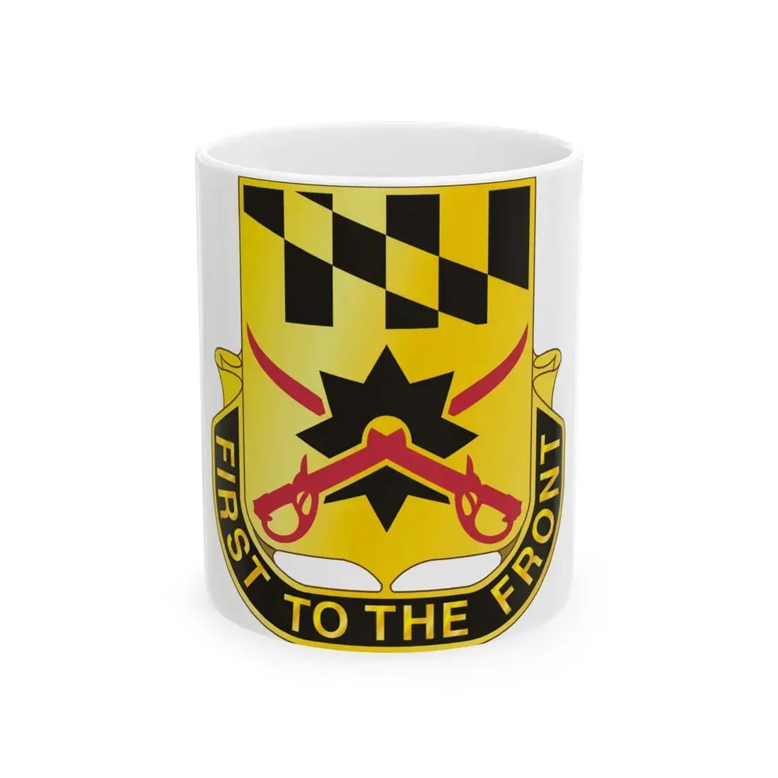158 Cavalry Regiment (U.S. Army) White Coffee Mug 11oz - Go Mug Yourself