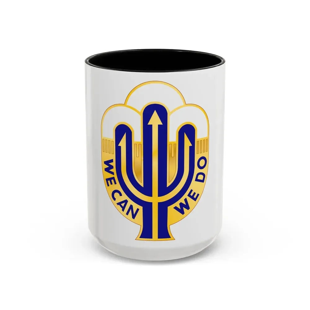 158 Maneuver Enhancement Brigade 2 (U.S. Army) Accent Coffee Mug 15oz Black - Go Mug Yourself