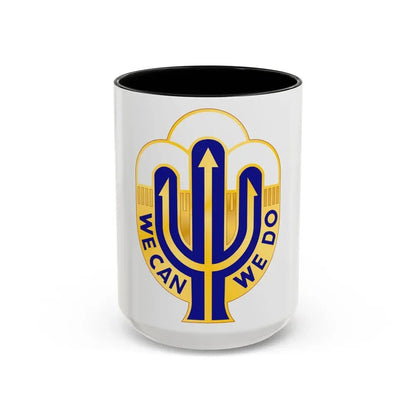 158 Maneuver Enhancement Brigade 2 (U.S. Army) Accent Coffee Mug 15oz Black - Go Mug Yourself