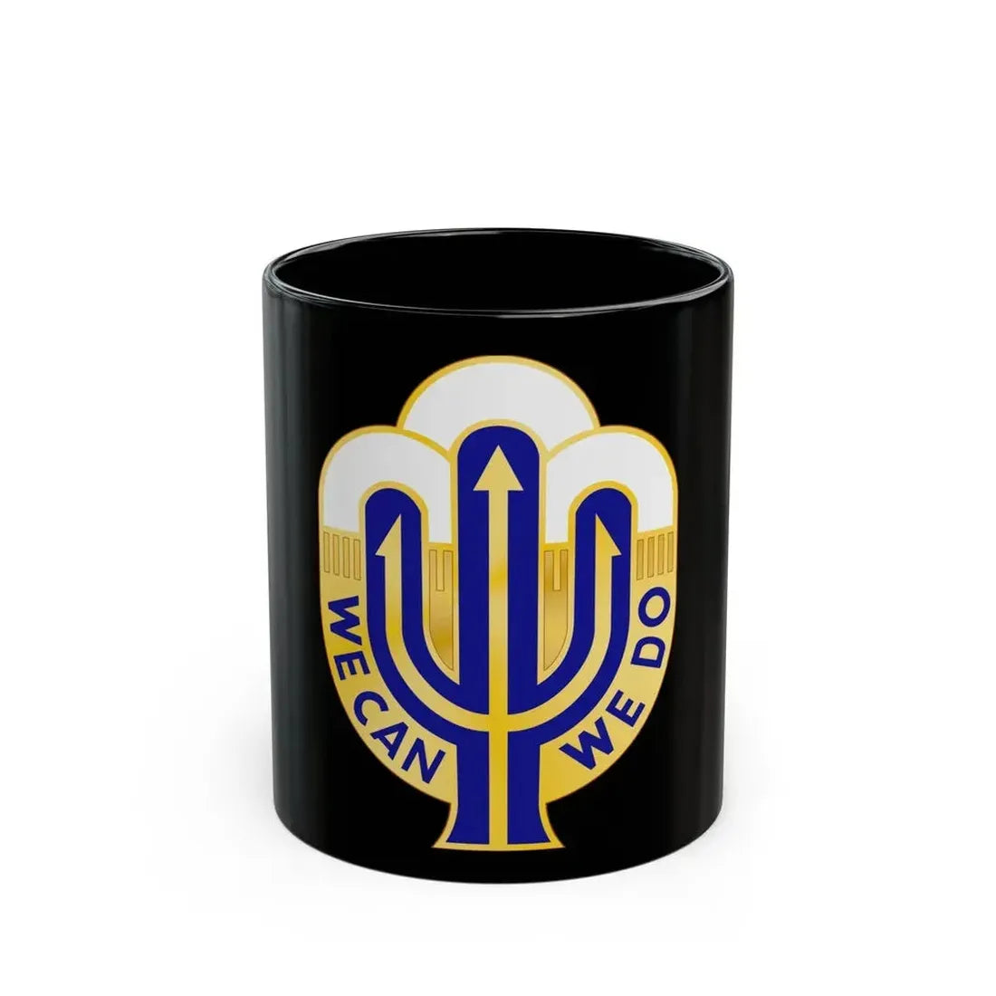 158 Maneuver Enhancement Brigade 2 (U.S. Army) Black Coffee Mug 11oz - Go Mug Yourself