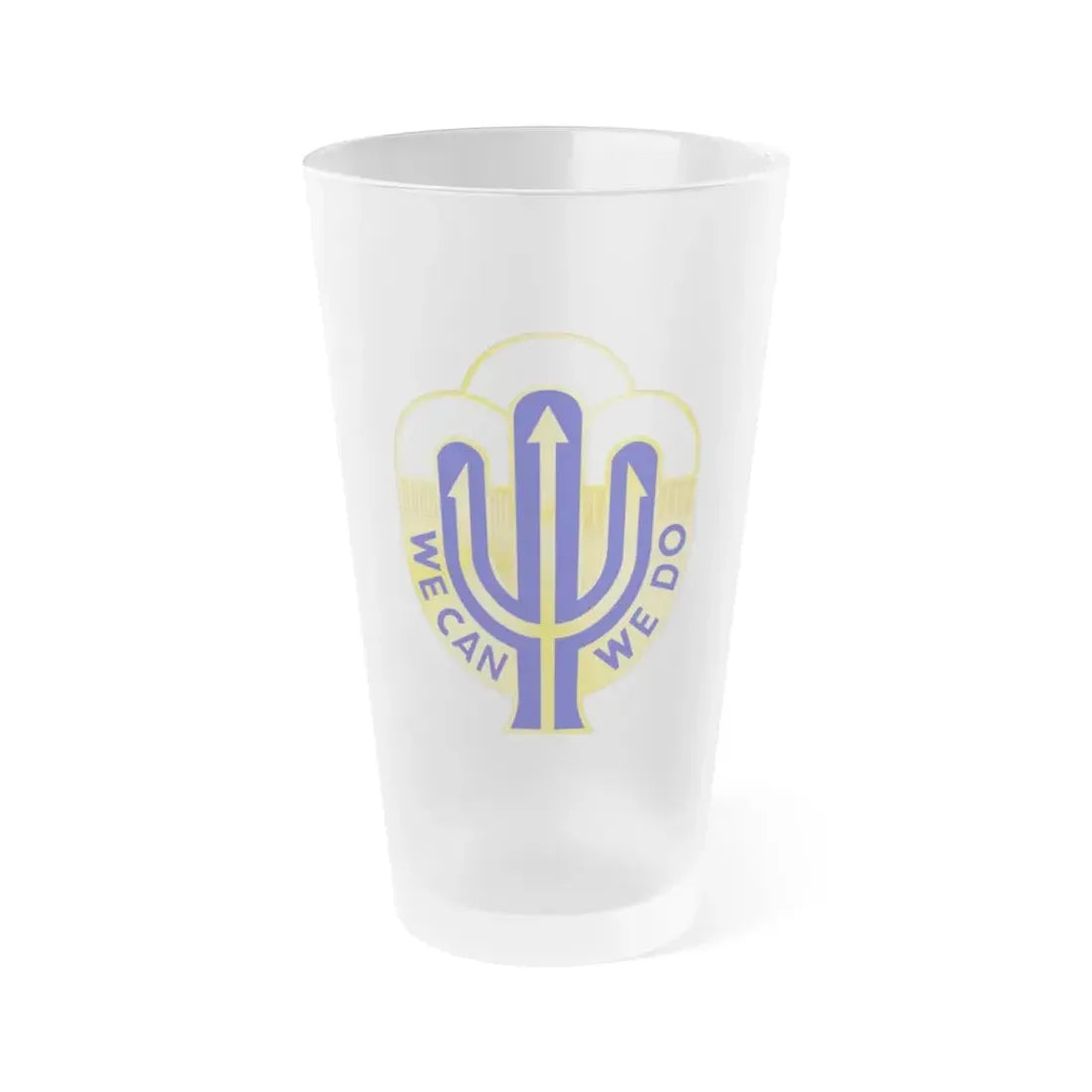 158 Maneuver Enhancement Brigade 2 (U.S. Army) Frosted Pint Glass 16oz Default Title - Go Mug Yourself