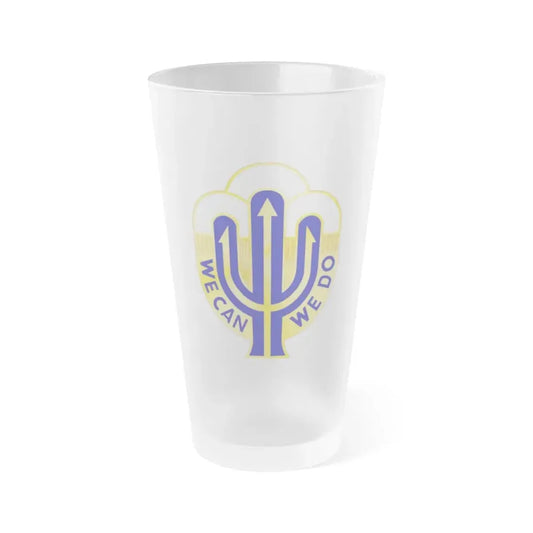 158 Maneuver Enhancement Brigade 2 (U.S. Army) Frosted Pint Glass 16oz Default Title - Go Mug Yourself