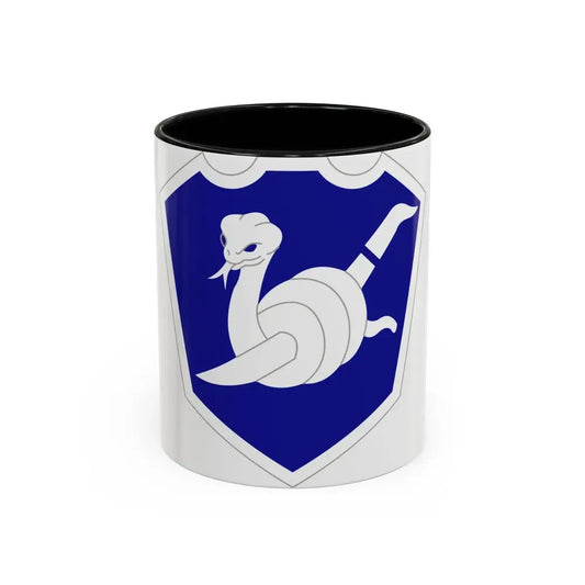 158 Maneuver Enhancement Brigade (U.S. Army) Accent Coffee Mug 11oz Black - Go Mug Yourself