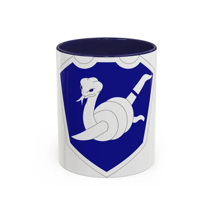 158 Maneuver Enhancement Brigade (U.S. Army) Accent Coffee Mug 11oz Navy - Go Mug Yourself