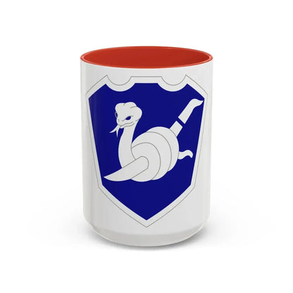 158 Maneuver Enhancement Brigade (U.S. Army) Accent Coffee Mug 15oz Red - Go Mug Yourself