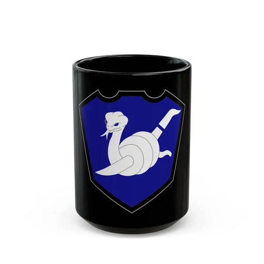 158 Maneuver Enhancement Brigade (U.S. Army) Black Coffee Mug 15oz - Go Mug Yourself