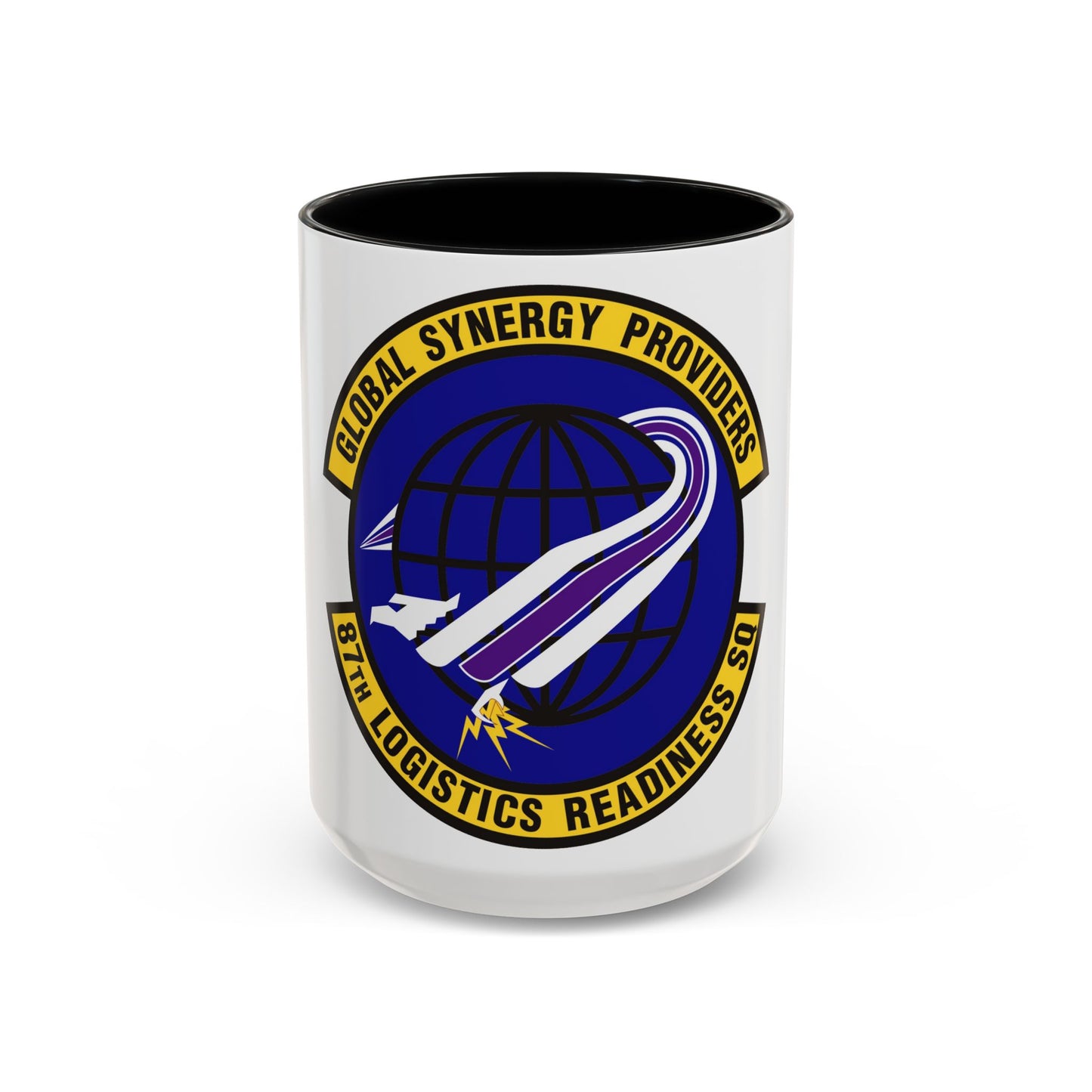 87 Logistics Readiness Squadron AMC (U.S. Air Force) Accent Coffee Mug