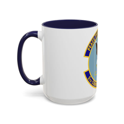 5th Communications Squadron (U.S. Air Force) Accent Coffee Mug