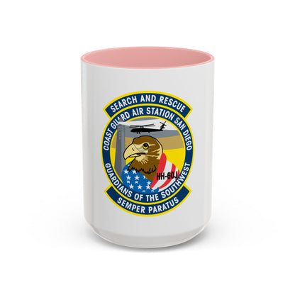 USCG Air Station San Diego Search and Resue (U.S. Coast Guard) Accent Coffee Mug