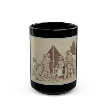 7th N.Y. State Militia, Camp Cameron, D.C., 1861 003 (U.S. Civil War) Black Coffee Mug