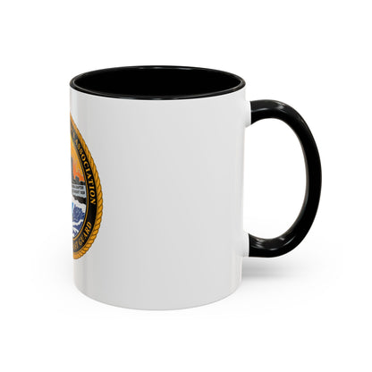 USCG CWO Assoc Surfer (U.S. Coast Guard) Accent Coffee Mug