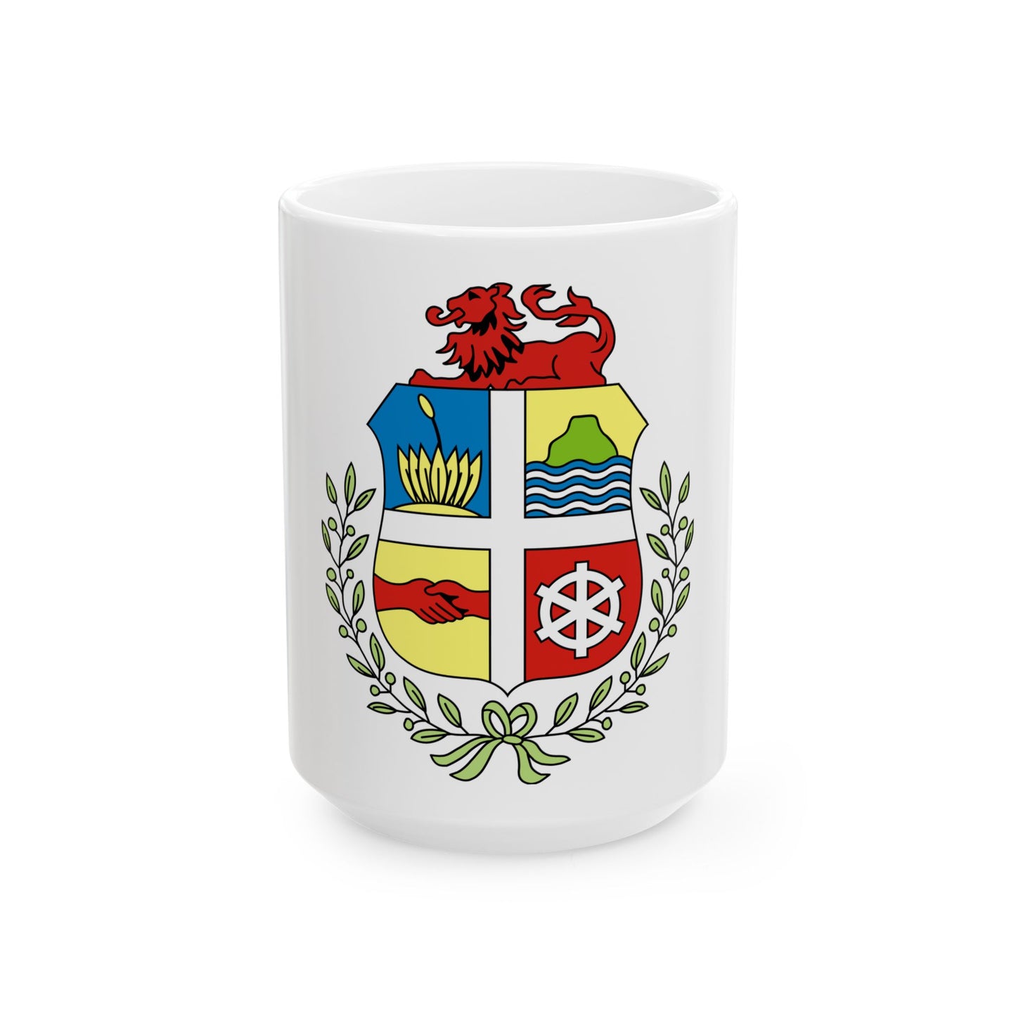 Coat of arms of Aruba - White Coffee Mug