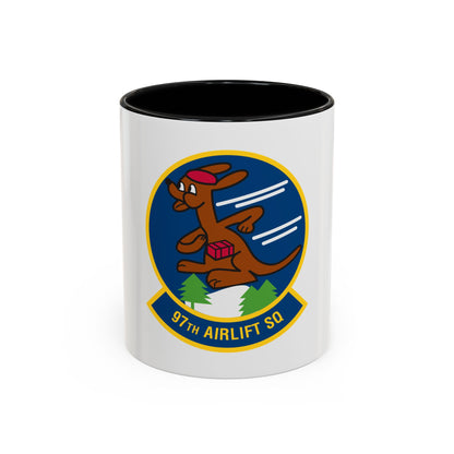97 Airlift Squadron AFRC (U.S. Air Force) Accent Coffee Mug
