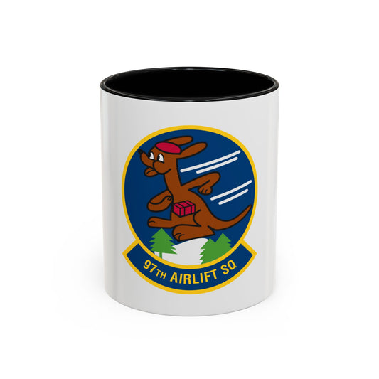 97 Airlift Squadron AFRC (U.S. Air Force) Accent Coffee Mug