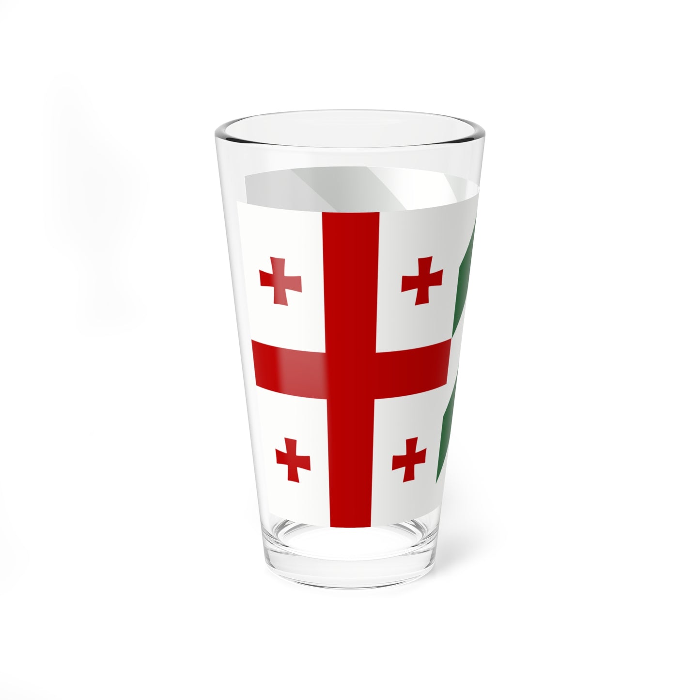 Flag of Kingdom of Abkhazia (Georgia) Pint Glass 16oz