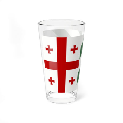 Flag of Kingdom of Abkhazia (Georgia) Pint Glass 16oz