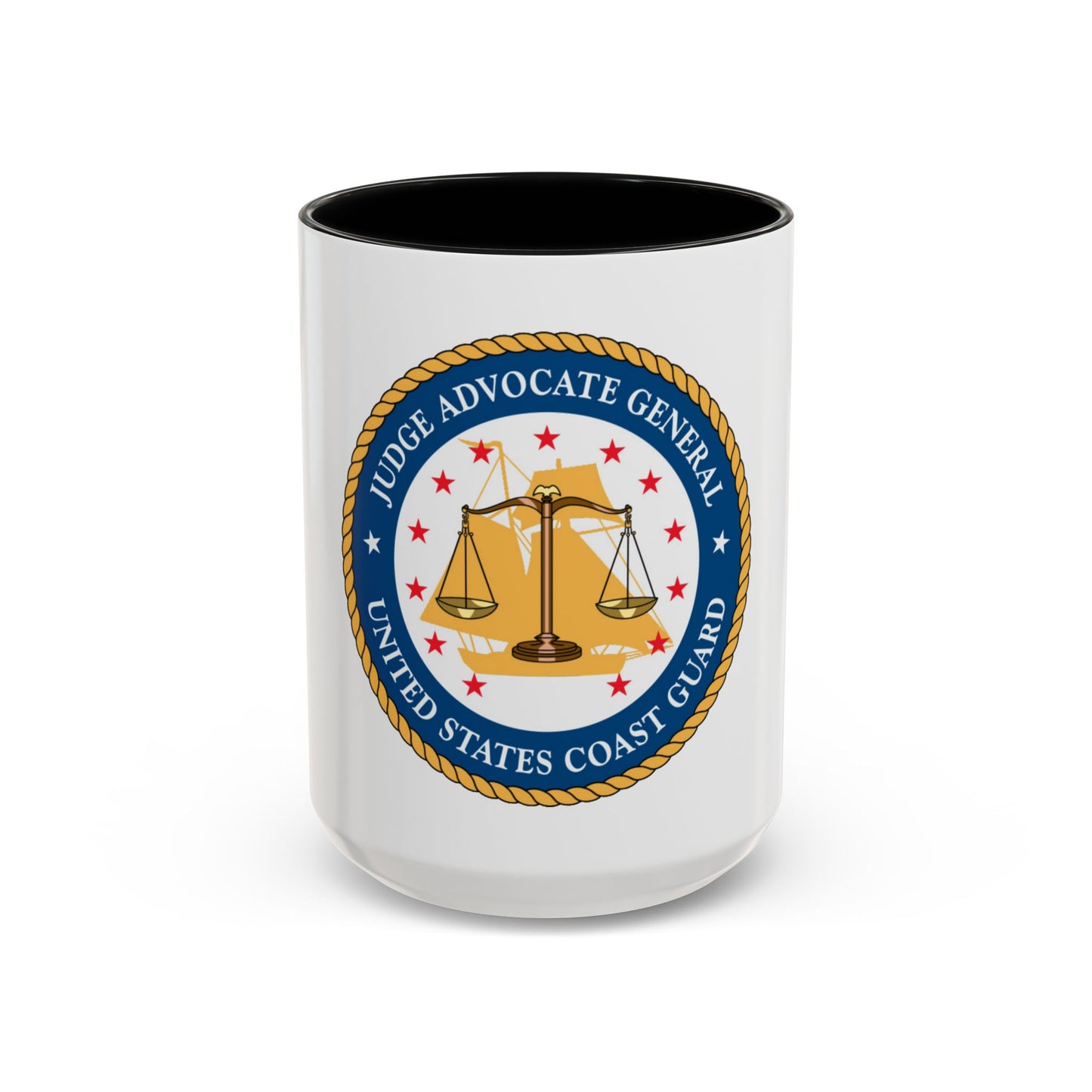 USCG Judge Advocate General (U.S. Coast Guard) Accent Coffee Mug