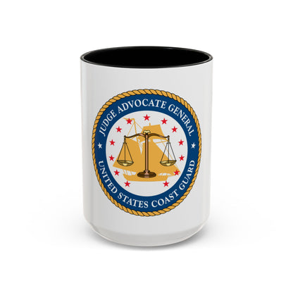 USCG Judge Advocate General (U.S. Coast Guard) Accent Coffee Mug