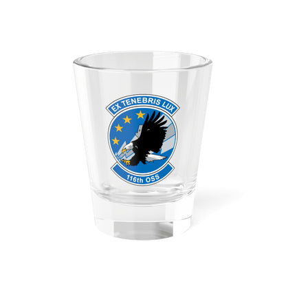 116th OSS (U.S. Air Force) Shot Glass 1.5oz