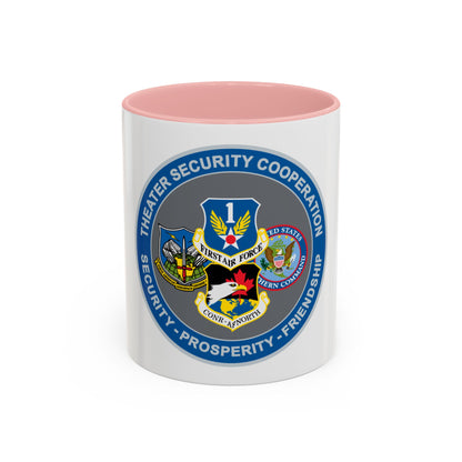 AF North TSC Theater Security Cooperation (U.S. Air Force) Accent Coffee Mug